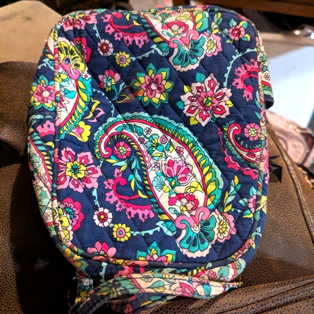 Vera Bradley Lunch Bag. Cute blue print with the characteristic paisleys. Fun!